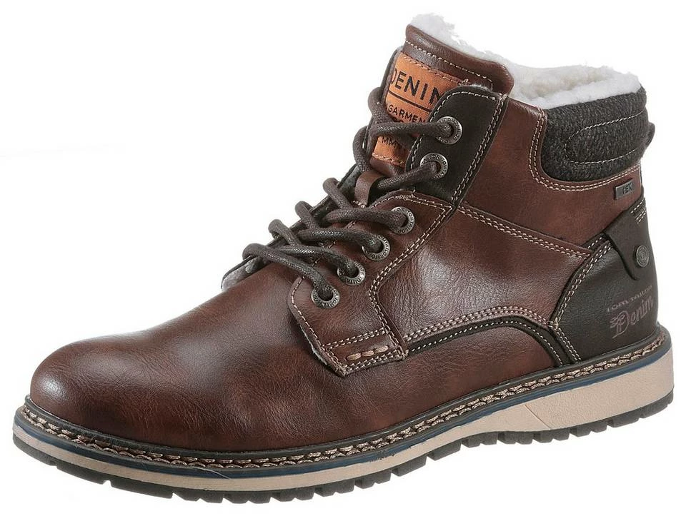 Großhandel 🧨 TOM TAILOR Winterboots mit Schaftrand aus Textil Cognac-dunkelbraun, Schwarz 👍 7 Großhandel 🧨 TOM TAILOR Winterboots mit Schaftrand aus Textil Cognac-dunkelbraun, Schwarz 👍 - Image 7
