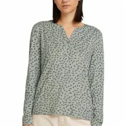 Rabatt 🔥 TOM TAILOR Henleyshirt mit modischem Print Schwarz-creme-gemustert, Rost-schwarz-gemustert, Rauchmint-graugrün-gemustert 😍 -Tom Tailor Verkaufsgeschäft 951be1b3 fcd3 5e4f 8c8c 75a322b6981d