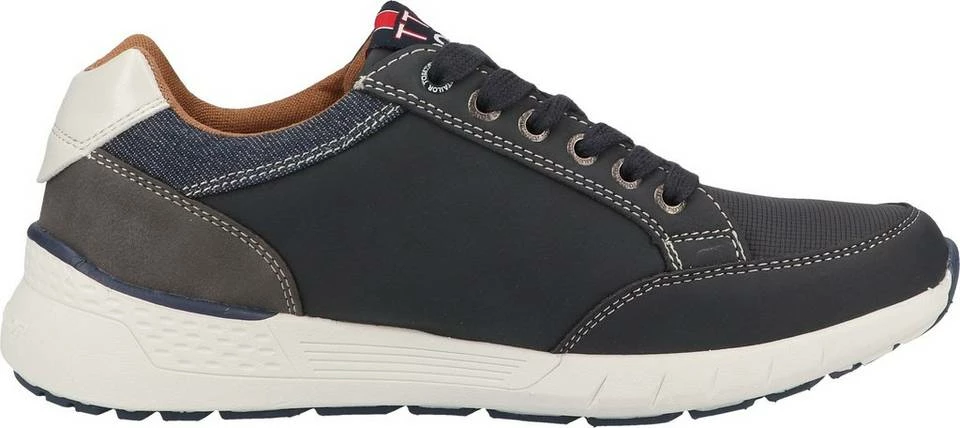 Bestpreis 😍 TOM TAILOR »Lederimitat/Textil« 👟 Sneaker Navy 00003, Cognac 00205 ✔️ 4 Bestpreis 😍 TOM TAILOR »Lederimitat/Textil« 👟 Sneaker Navy 00003, Cognac 00205 ✔️ - Image 4