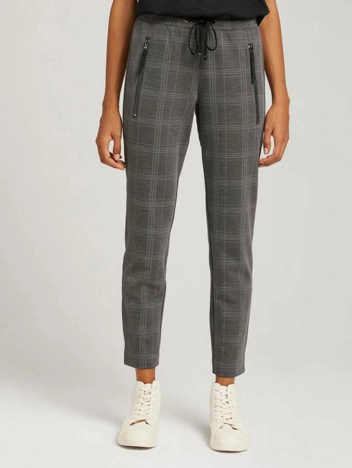Top 10 ✨ TOM TAILOR Culotte »Karierte Stoffhose mit Reißverschlusstaschen« Grey check, Black brown small check 🤩 15 Top 10 ✨ TOM TAILOR Culotte »Karierte Stoffhose mit Reißverschlusstaschen« Grey check, Black brown small check 🤩 - Image 15
