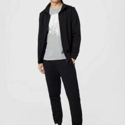 Bester Verkauf 🌟 TOM TAILOR Trainingsanzug Black, Light Stone Grey Melange ✔️ -Tom Tailor Verkaufsgeschäft 9684c126 b6b8 5407 be64 f0bcfba0760c