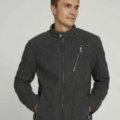 Auslauf 🔔 TOM TAILOR Bikerjacke Earth brown faux leather, Black, Steel grey faux leather 🤩 37 Auslauf 🔔 TOM TAILOR Bikerjacke Earth brown faux leather, Black, Steel grey faux leather 🤩 -Tom Tailor Verkaufsgeschäft 97102964 ee62 5334 87bd 56eb94f9fe80