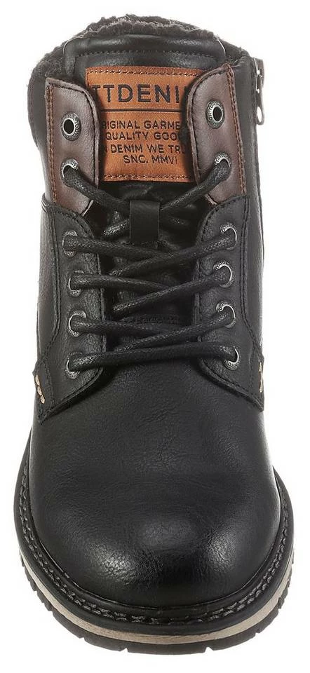 Großhandel 🧨 TOM TAILOR Winterboots mit Schaftrand aus Textil Cognac-dunkelbraun, Schwarz 👍 4 Großhandel 🧨 TOM TAILOR Winterboots mit Schaftrand aus Textil Cognac-dunkelbraun, Schwarz 👍 - Image 4