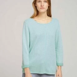 Blitzangebot 👍 TOM TAILOR Sweatshirt (1-tlg) Soft leaf green melange, Soft cloud blue melange, Strong peach melange, Comfort grey melange 🎁 -Tom Tailor Verkaufsgeschäft 9811c00b e6b2 581d b44d 984463fd033f