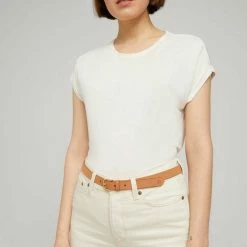 Blitzangebot 🔔 TOM TAILOR Denim Ledergürtel »Schmaler Ledergürtel« Brown uni, Light brown uni, Light cognac, Black uni 🎁