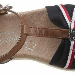 Blitzangebot 🌟 TOM TAILOR Riemchensandale mit gestreiftem Textilband 🎉 -Tom Tailor Verkaufsgeschäft 984a9a43 9fd3 509d bbb9 4edeac1a69a3