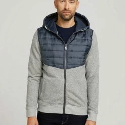 Angebote 💯 TOM TAILOR Hoodie »Sweatjacke mit Kapuze mit Steppeinsatz« ⌛ -Tom Tailor Verkaufsgeschäft 987cf7d8 ba7d 5534 b787 d742e6f39166