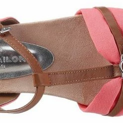 Großhandel ❤️ TOM TAILOR Riemchensandale im hübschen Materialmix Ocker, Koralle 😀 12 Großhandel ❤️ TOM TAILOR Riemchensandale im hübschen Materialmix Ocker, Koralle 😀 -Tom Tailor Verkaufsgeschäft 9917e346 4be5 54df 94f5 110ac657ee69