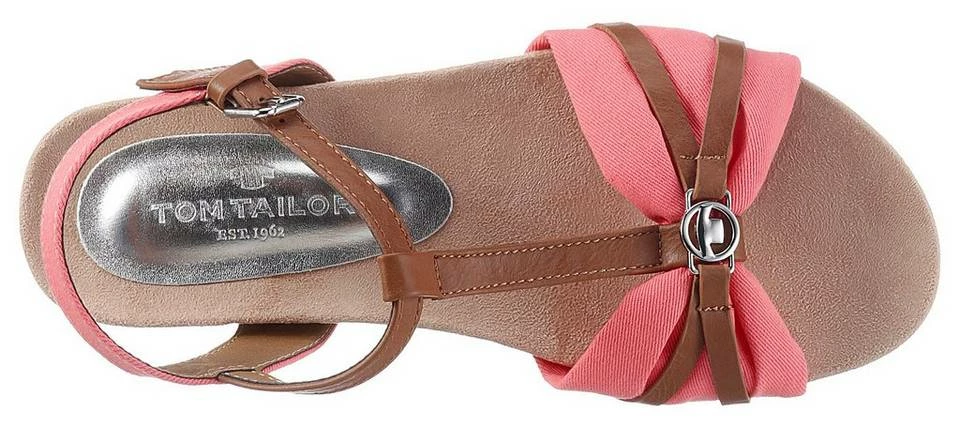 Großhandel ❤️ TOM TAILOR Riemchensandale im hübschen Materialmix Ocker, Koralle 😀 6 Großhandel ❤️ TOM TAILOR Riemchensandale im hübschen Materialmix Ocker, Koralle 😀 – Bild 6