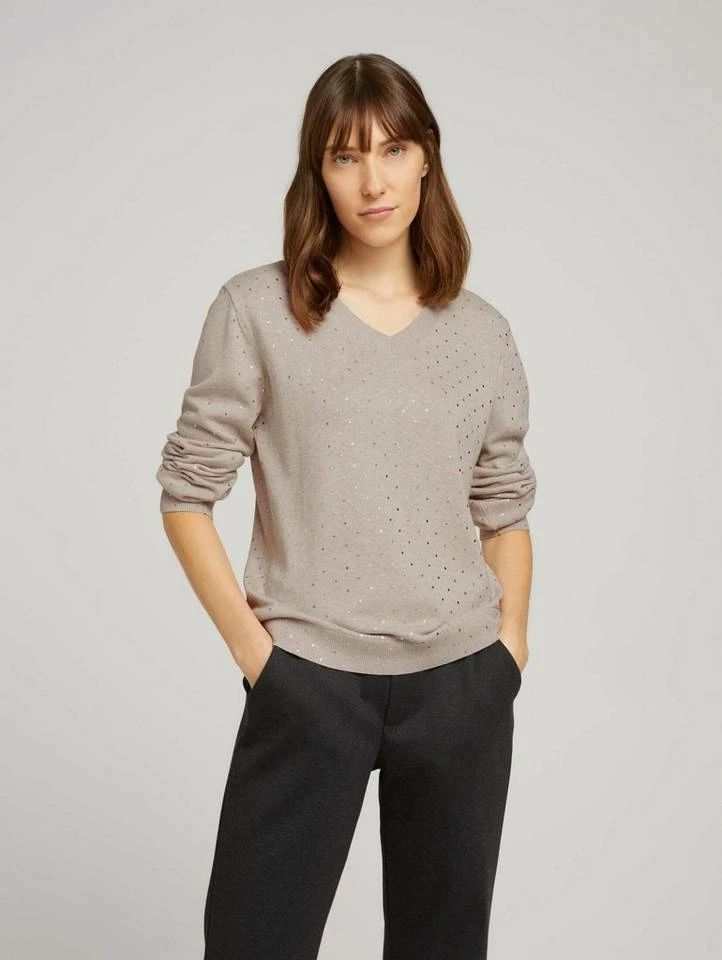 Budget 😀 TOM TAILOR Strickpullover »Strickpullover mit Punktemuster« ✨ 4 Budget 😀 TOM TAILOR Strickpullover »Strickpullover mit Punktemuster« ✨ - Image 4