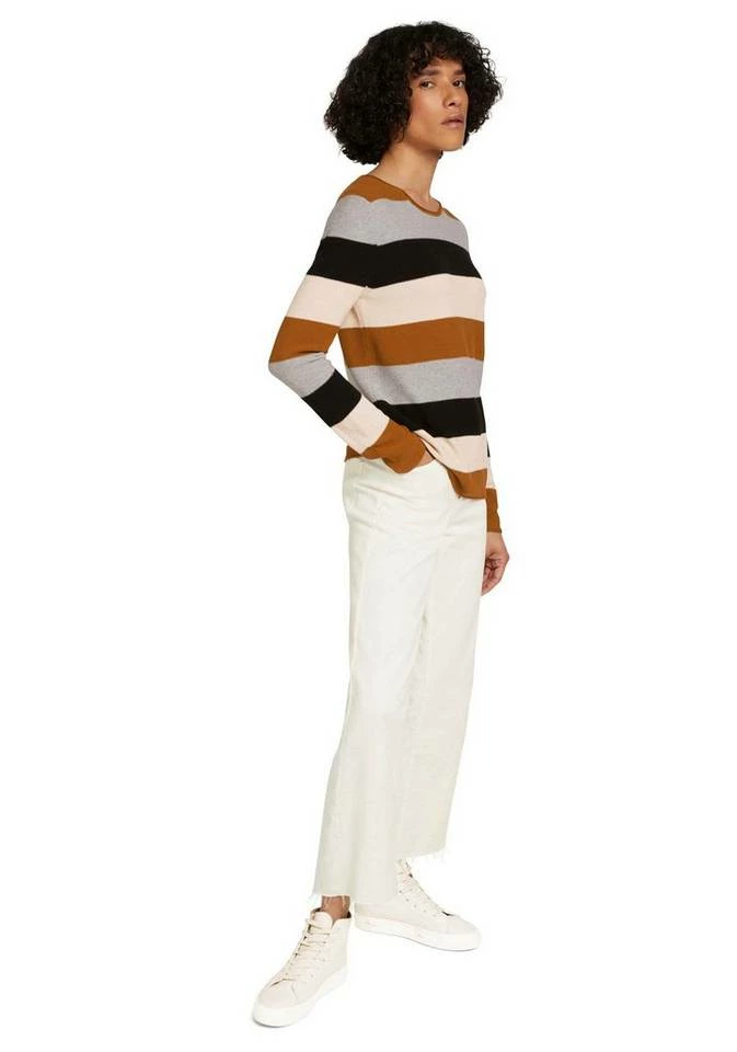 Angebote 🎉 TOM TAILOR Rundhalspullover in gestreifter Optik Brown colorblock stripe, Green colorblock stripe ❤️ 4 Angebote 🎉 TOM TAILOR Rundhalspullover in gestreifter Optik Brown colorblock stripe, Green colorblock stripe ❤️ - Image 4