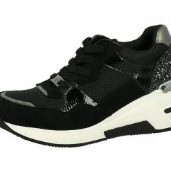 Billig ✔️ TOM TAILOR »Tom Tailor Damen 2192610 Schnürhalbschuhe« Schnürschuh Black, Schwarz, Navy 🛒 -Tom Tailor Verkaufsgeschäft 99ffe160 53b4 5bb2 a043 d50d670aeb1d