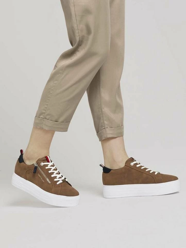 Coupon ⭐ TOM TAILOR »Tom Tailor Denim Damen 1196102 👟 Sneaker Sommer Memory Effekt« Schnürschuh Weiß, White, Navy, Cognac ❤️ 33 Coupon ⭐ TOM TAILOR »Tom Tailor Denim Damen 1196102 👟 Sneaker Sommer Memory Effekt« Schnürschuh Weiß, White, Navy, Cognac ❤️ – Bild 33