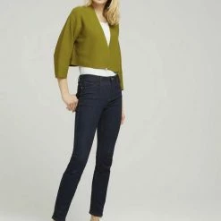 Bestes Angebot 🎁 TOM TAILOR Strickjacke »Kurzer Cardigan mit 3/4 Arm « Deep black, Gecko green, Grape Leaf Green 👏 -Tom Tailor Verkaufsgeschäft 9a1c1686 30c0 5c67 8538 cae944f4a5f3