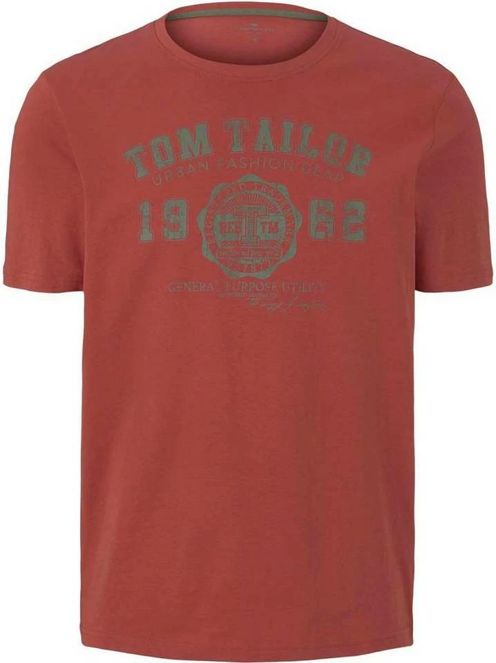 Top 10 ⌛ TOM TAILOR T-Shirt mit Logofrontprint Offwhite, Plain red, Sky captain blue white melange, Royalblau 🎁 5 Top 10 ⌛ TOM TAILOR T-Shirt mit Logofrontprint Offwhite, Plain red, Sky captain blue white melange, Royalblau 🎁 - Image 5