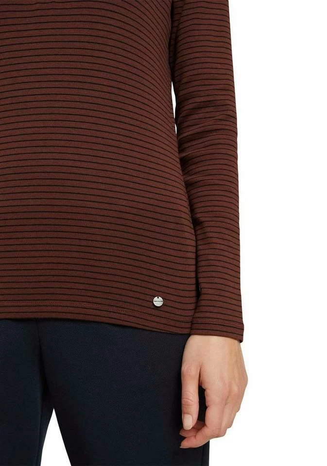 Bestpreis 🔥 TOM TAILOR Langarmshirt Schwarz, Graugrün, Braun-schwarz 😉 4 Bestpreis 🔥 TOM TAILOR Langarmshirt Schwarz, Graugrün, Braun-schwarz 😉 - Image 4