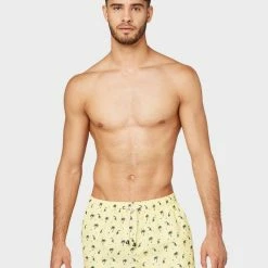 Brandneu 🔥 TOM TAILOR Badeshorts »Badehose mit Palmenmuster« Lt. grey, Yellow, Navy ✔️ -Tom Tailor Verkaufsgeschäft 9be90696 54d5 5e46 8d07 edc28307025f