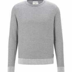 Rabatt 👏 TOM TAILOR Strickpullover »Basic Pullover mit Streifenstruktur« Brown oak melange, Light Soft Grey Melange, Light Medium Grey Melange, Electric Blue ✔️ -Tom Tailor Verkaufsgeschäft 9c85443a 9ce4 56c4 b1f5 51c28c3fe254