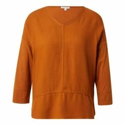 Aktion 🔥 TOM TAILOR Langarmshirt (1-tlg) Deep black, Gingerbread brown 🔔 -Tom Tailor Verkaufsgeschäft 9c8cf52c d03d 57b4 b666 beb9c52a6511