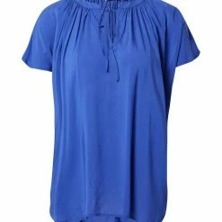 Coupon 🌟 TOM TAILOR Kurzarmbluse Khaki small floral design, Anemone blue, Khaki white outline leaves, Blau (51) ✔️ -Tom Tailor Verkaufsgeschäft 9cb01953 6210 5c2f 833a 8d9ff0dbe897