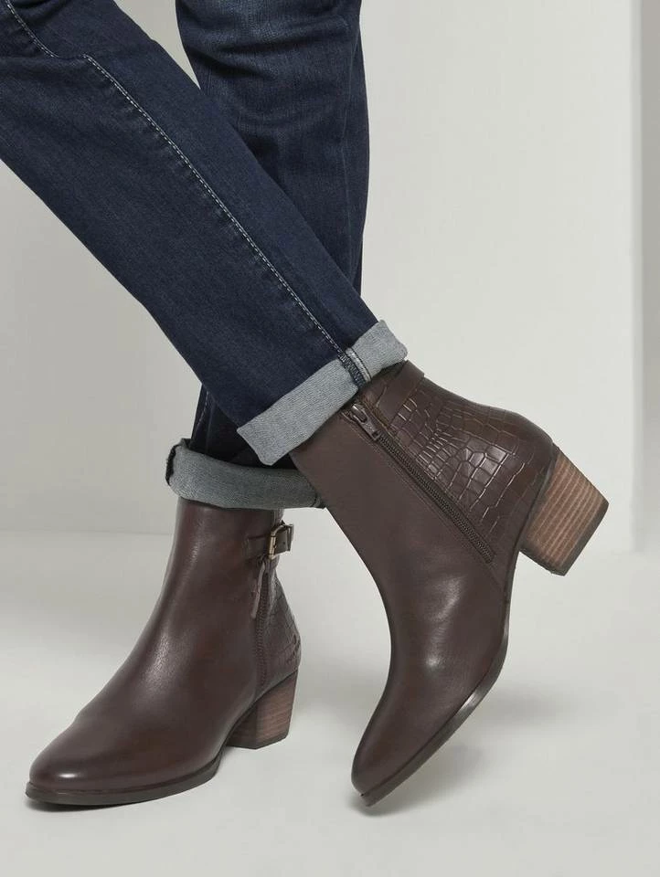 Schlussverkauf 🎉 TOM TAILOR »Stiefelette aus Leder« Ankleboots ✔️ 13 Schlussverkauf 🎉 TOM TAILOR »Stiefelette aus Leder« Ankleboots ✔️ - Image 13