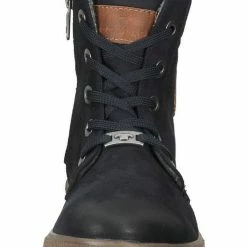 Bestpreis 👏 TOM TAILOR »Leder« Schnürstiefelette Sand, Unbekannt, Dunkelblau 🥰 -Tom Tailor Verkaufsgeschäft 9cf9bc85 eb66 57fa 8c4b c90221f7e3fa