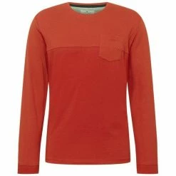 Neu 🧨 TOM TAILOR T-Shirt »strukturiertes Langarmshirt« Oak Leaf Green, Chili oil red 😀 -Tom Tailor Verkaufsgeschäft 9dc67ab0 0077 5888 a03c 3015c5cda18e