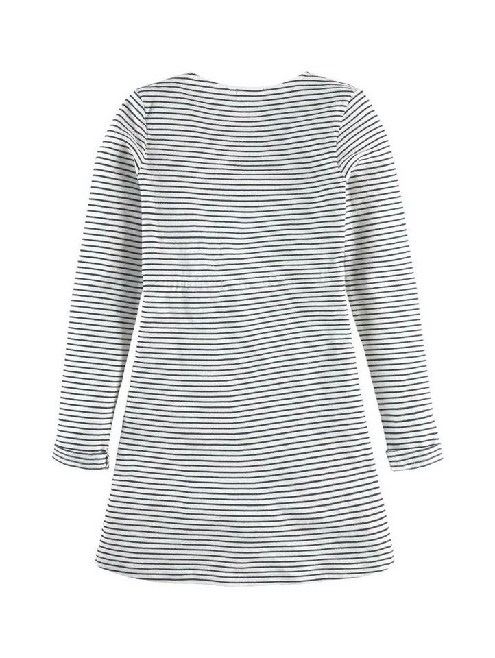 Neu 🔔 TOM TAILOR Jerseykleid »Gestreiftes Sweatkleid mit Schimmer-Print« 🌟 3 Neu 🔔 TOM TAILOR Jerseykleid »Gestreiftes Sweatkleid mit Schimmer-Print« 🌟 - Image 3