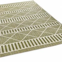 Blitzangebot 👏 Teppich »Funky Outdoor Geometric«, TOM TAILOR, rechteckig, Höhe 5 mm, Flachgewebe, In- und Outdoor geeignet, Wohnzimmer Natur, Grün, Schwarz 🎁 -Tom Tailor Verkaufsgeschäft 9e54e855 8194 5316 bf98 687640debfa9