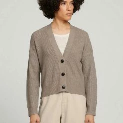 Brandneu 💯 TOM TAILOR Strickjacke »Kurzer Cardigan« Deep black, Java dark brown, Dark pine green, Cold beige melange 🥰 -Tom Tailor Verkaufsgeschäft 9e726cfc 3fb1 566d b0ac 0686e2f42bb5