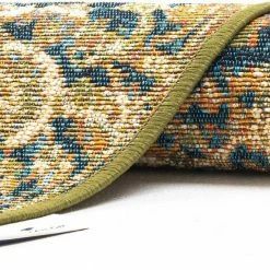 Coupon 😀 Teppich »Funky Outdoor Orient One«, TOM TAILOR, rund, Höhe 5 mm Goldfarben, Grün 🎉 -Tom Tailor Verkaufsgeschäft 9e7a8ff1 59e1 5343 b7e2 caa62c84fc32