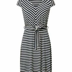 Top 10 🛒 TOM TAILOR Jerseykleid »Gemustertes Jerseykleid mit Bindegürtel« Green watercolor stripe, Green-stripe, Multicolor botanical design, Black geometrical design 😉 -Tom Tailor Verkaufsgeschäft 9e92518c cf65 5694 8624 bcff2691ed90