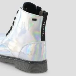 Coupon ❤️ TOM TAILOR »Holografische 🥾 Boots« Stiefel (1-tlg) ✔️ -Tom Tailor Verkaufsgeschäft 9fc3cea5 7873 58ed a66c 959e071665d3