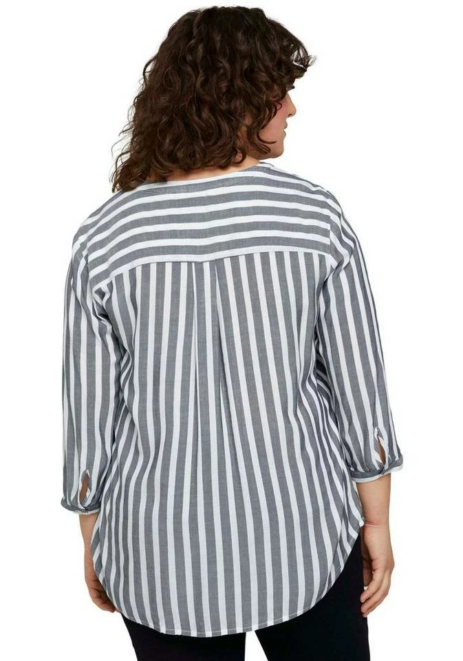 Auslauf 💯 TOM TAILOR MY TRUE ME Schlupfbluse mit tollen Streifen Offwhite-navy, Beere-gestreift 🔥 2 Auslauf 💯 TOM TAILOR MY TRUE ME Schlupfbluse mit tollen Streifen Offwhite-navy, Beere-gestreift 🔥 - Image 2