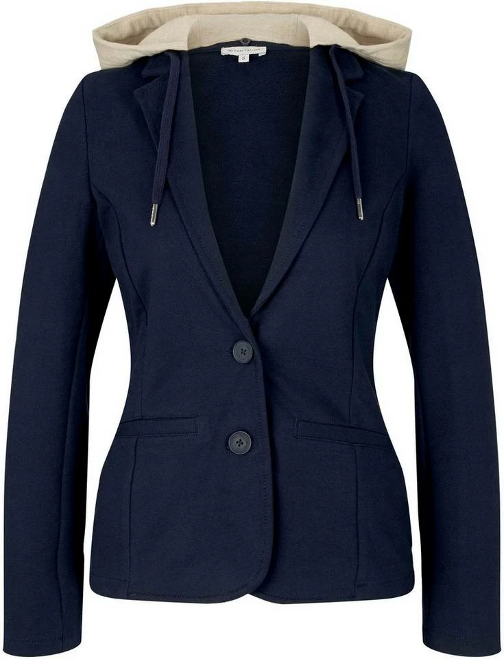Auslauf 🔔 TOM TAILOR Sweatblazer mit abnehmbarer Kapuze am Kragen ❤️ 5 Auslauf 🔔 TOM TAILOR Sweatblazer mit abnehmbarer Kapuze am Kragen ❤️ - Image 5