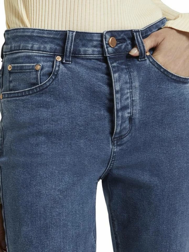 Neu ⌛ TOM TAILOR Bequeme 👖 Jeans »Denim tapered mid bl« ⭐ 5 Neu ⌛ TOM TAILOR Bequeme 👖 Jeans »Denim tapered mid bl« ⭐ - Image 5