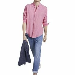 Großhandel 🌟 TOM TAILOR Langarmshirt »ray linen cotton bd 👕 shirt« ⌛ -Tom Tailor Verkaufsgeschäft a155da47 628e 5dc8 b398 bd6dc6d0069d