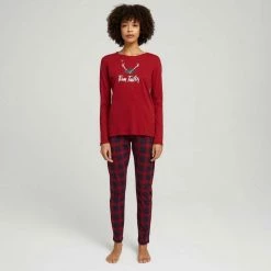 Coupon 🔔 TOM TAILOR Pyjama »Kariertes Pyjama Set« 🎉