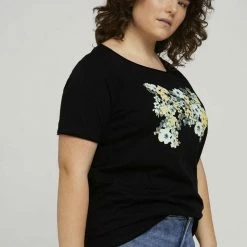 Besorgen 💯 TOM TAILOR MY TRUE ME T-Shirt »Plus - Print T-Shirt mit Bio-Baumwolle« Black, Deep black, Smart dark green 😉 -Tom Tailor Verkaufsgeschäft a2c0c982 a674 57a6 9894 0a17df9916f2