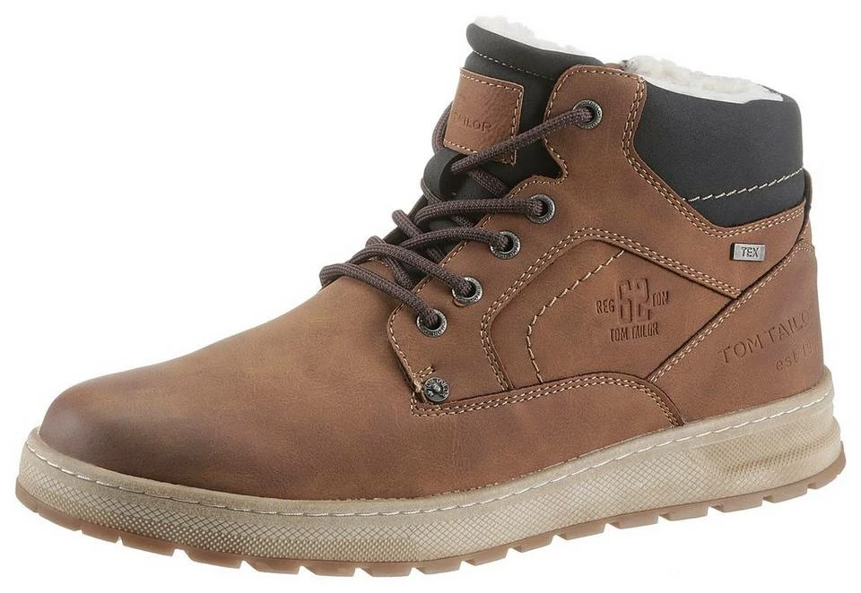 Bester Verkauf 🤩 TOM TAILOR Winterboots mit TEX-Membran Cognac, Schwarz 💯 1 Bester Verkauf 🤩 TOM TAILOR Winterboots mit TEX-Membran Cognac, Schwarz 💯