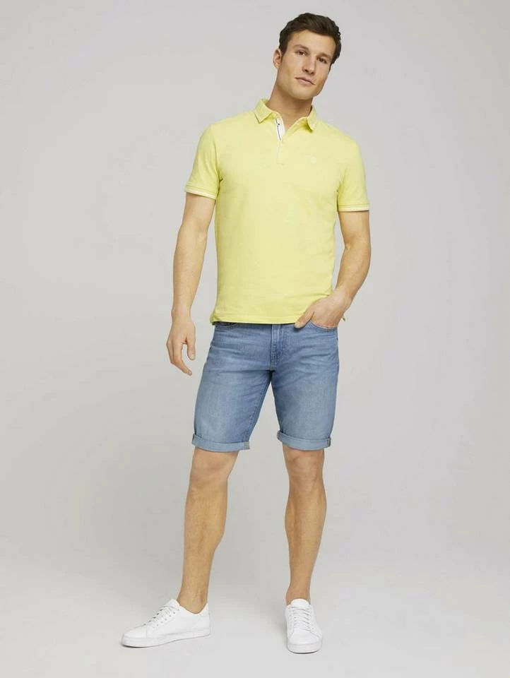 Budget 💯 TOM TAILOR Poloshirt »strukturiertes Poloshirt« Yonder blue dark melange, Blue White Base Melange, Off White, Lucite green ❤️ 3 Budget 💯 TOM TAILOR Poloshirt »strukturiertes Poloshirt« Yonder blue dark melange, Blue White Base Melange, Off White, Lucite green ❤️ – Bild 3