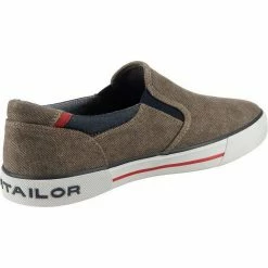 Rabatt 🔥 TOM TAILOR »Sportliche Slipper« Slipper Weiß, Grau, Mud, White 😀 -Tom Tailor Verkaufsgeschäft a48e7cca 2dbf 566c 9181 4865b0161c58