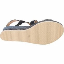 Auslauf 🔥 TOM TAILOR »Keilsandaletten« Keilsandalette Rot-kombi, Dunkelblau 🥰 -Tom Tailor Verkaufsgeschäft a4d60b9b 868a 57bd b12a de56309d6f66