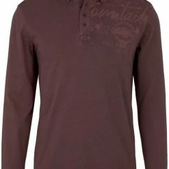 Schlussverkauf 👍 TOM TAILOR Langarm-Poloshirt mit Logoprint Navy, Bordeaux 😉 -Tom Tailor Verkaufsgeschäft a4ee288e 00e9 5f8a 9f9a 5c89a5997f21