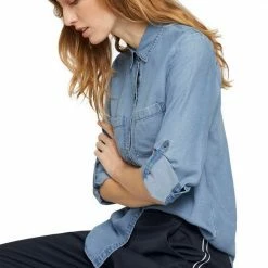 Budget 👍 TOM TAILOR 👖 Jeansbluse mit aufgesetzten Brusttaschen 🔔 -Tom Tailor Verkaufsgeschäft a5ac7cb6 269b 56d0 8a04 3178121e132c