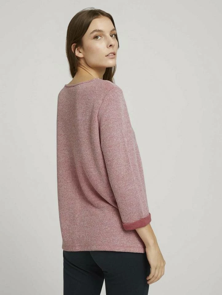 Bester Verkauf 😀 TOM TAILOR Sweatshirt »Meliertes Sweatshirt« French clay beige melange, Cozy pink melange 🧨 2 Bester Verkauf 😀 TOM TAILOR Sweatshirt »Meliertes Sweatshirt« French clay beige melange, Cozy pink melange 🧨 - Image 2