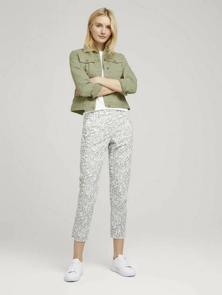 Budget 🌟 TOM TAILOR Culotte »Mia Slim Stoffhose mit Blumenmuster« 🛒 3 Budget 🌟 TOM TAILOR Culotte »Mia Slim Stoffhose mit Blumenmuster« 🛒 - Image 3