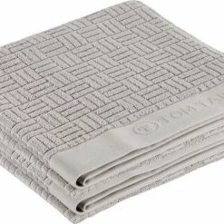 Budget 😉 TOM TAILOR Handtücher »Wellness« (2-St), in Hoch/Tief-Webtechnik Silver, Navy 🎁