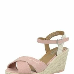 Brandneu 😉 TOM TAILOR 🩴 Sandalette in schilchtem Design Rot, Navy, Rose, Black 😀 -Tom Tailor Verkaufsgeschäft a8355742 67d9 53c2 b476 89a7054b94ca