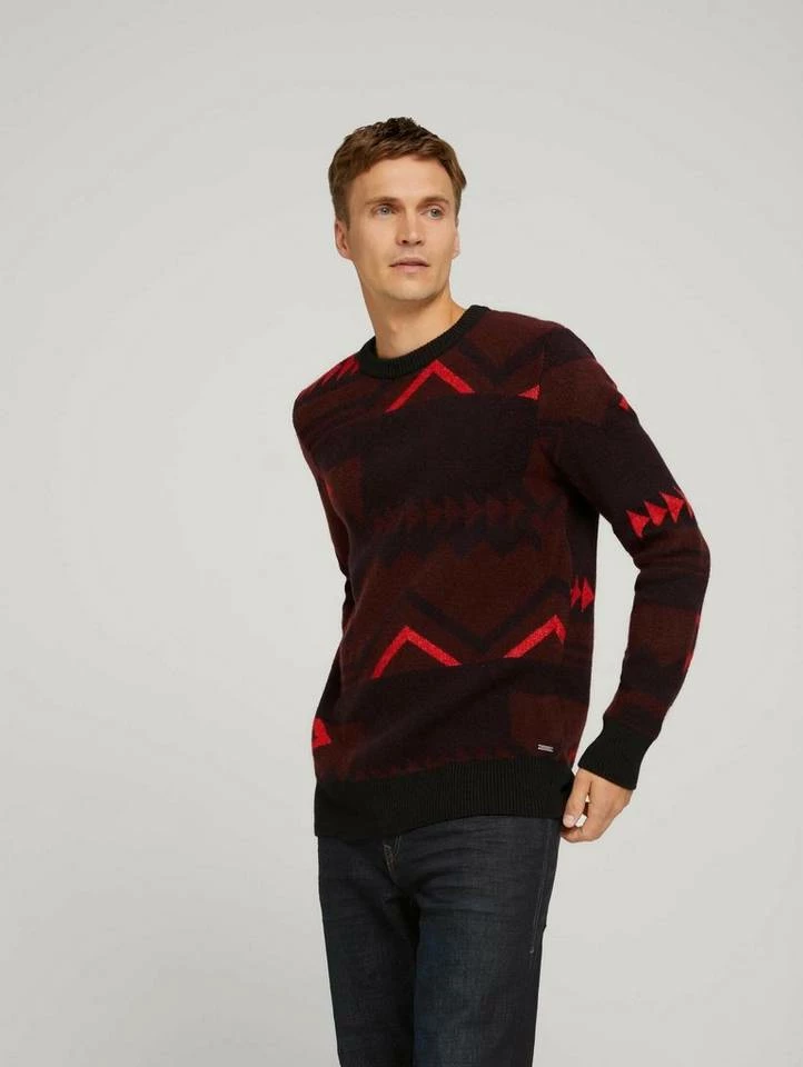 Angebote ⌛ TOM TAILOR Strickpullover »Pullover mit grafischem Muster« ✨ 4 Angebote ⌛ TOM TAILOR Strickpullover »Pullover mit grafischem Muster« ✨ - Image 4